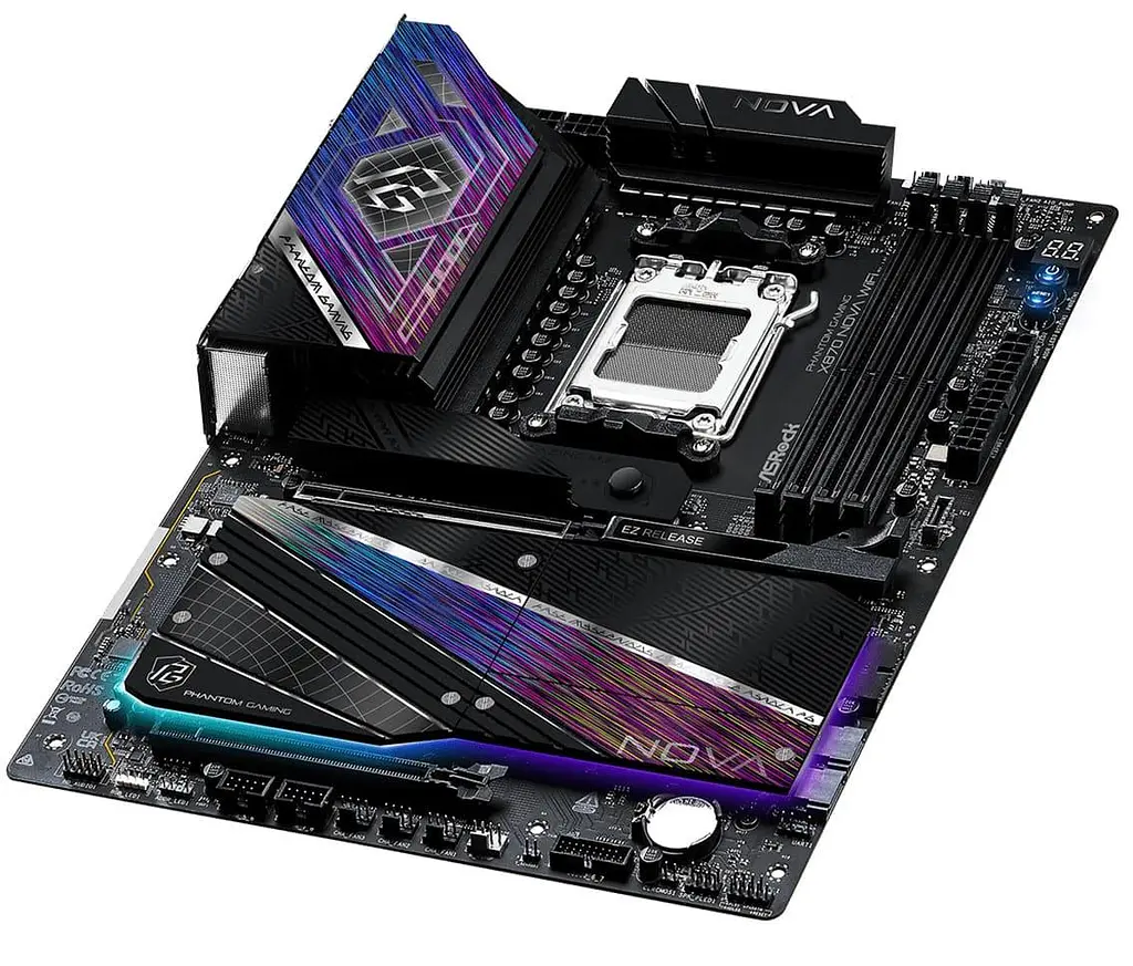 Материнська плата AsRock X870 NOVA WIFI (X870 NOVA WIFI) (Socket AM5, AMD X870, ATX) - фото 4