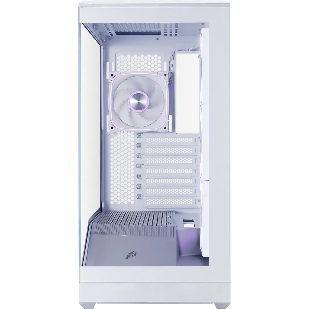 Корпус 1stPlayer GM7-SV-3FN7R-W-1FN7-W Silver - фото 8