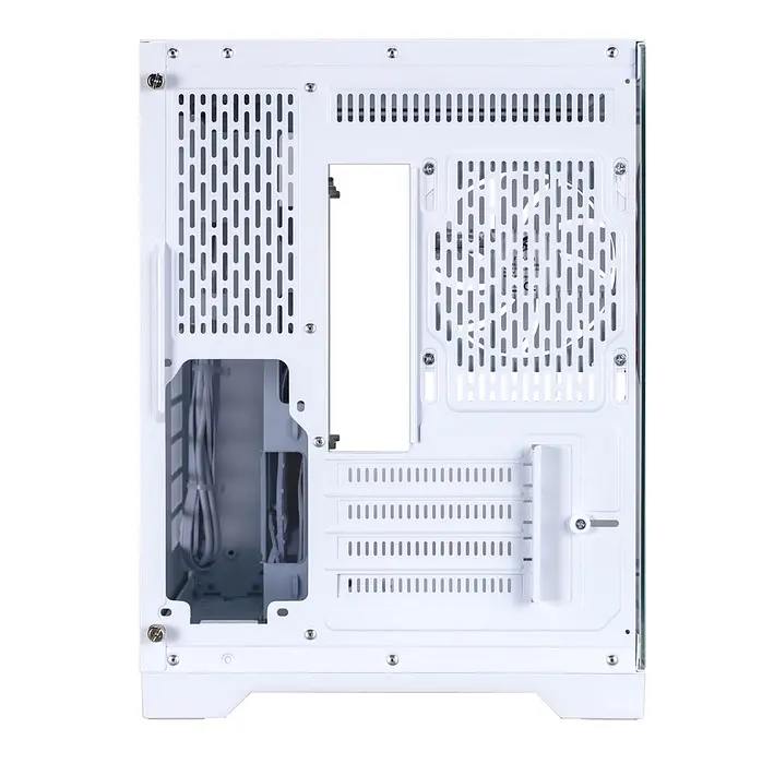 Корпус 1stPlayer UV5, White, без БЖ, Mini Tower, Micro ATX / Mini ITX, 2xUSB 3.0, макс. CPU - 157 мм / VGA - 330 мм, 3x120 мм ARGB, бічна та передня панель із загартованого скла (UV5-WH-2FC7R-W-1FC7-W) - фото 5
