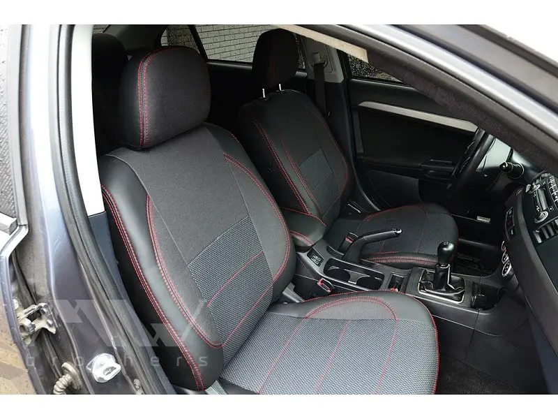 Авточохли модельні MW Brothers для Mitsubishi Lancer X c 2007 - фото 6