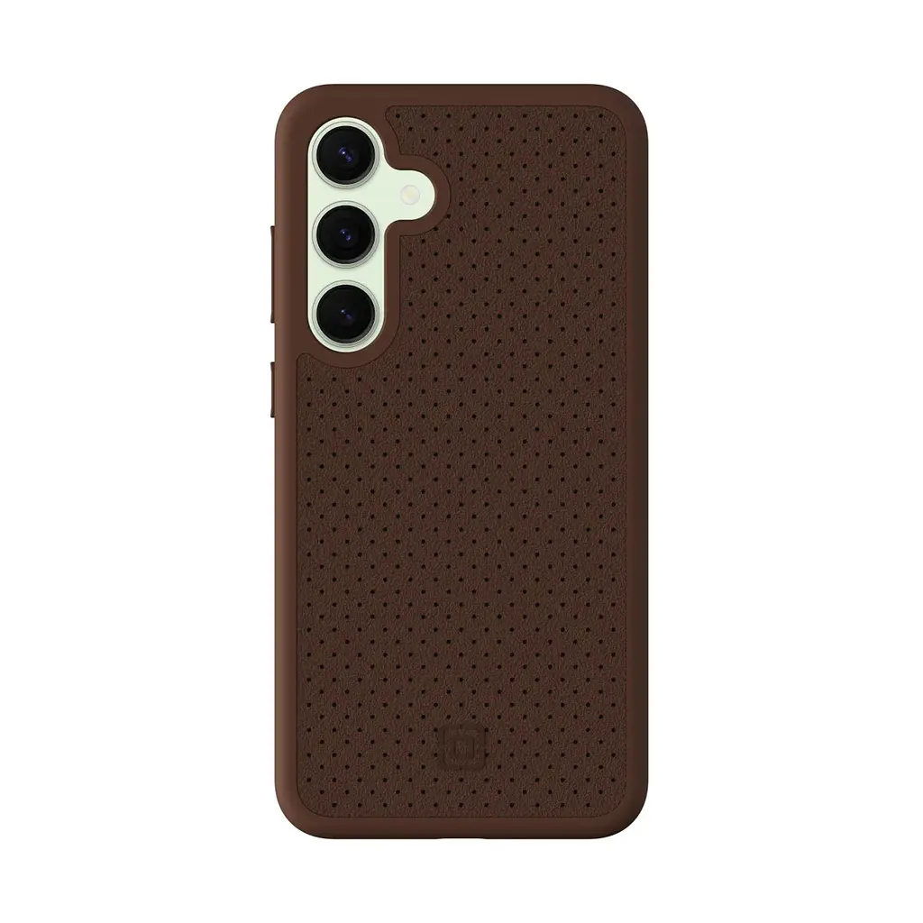 Чехол противоударный кожаный Incipio Protective Leather Case для Galaxy S24 Plus/S25 Plus Brown  - фото 8