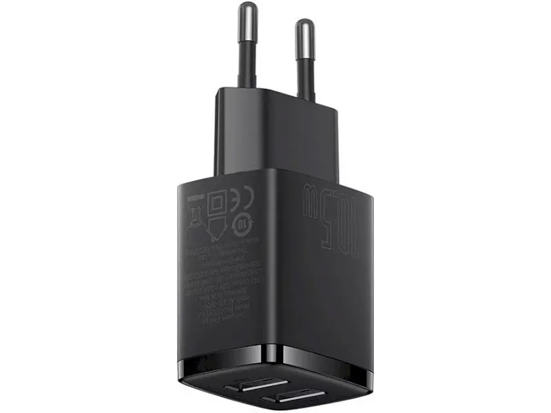 Мережевий зарядний пристрій BASEUS Compact Quick Charger 2U 10.5 W (CCXJ010201) - фото 2