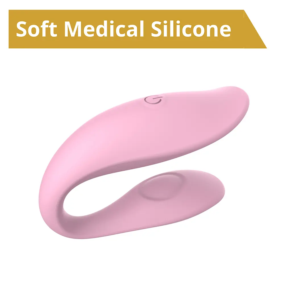 Вібратор для пар Erospace Sweet Play A7 9.8 см рожевий - фото 10