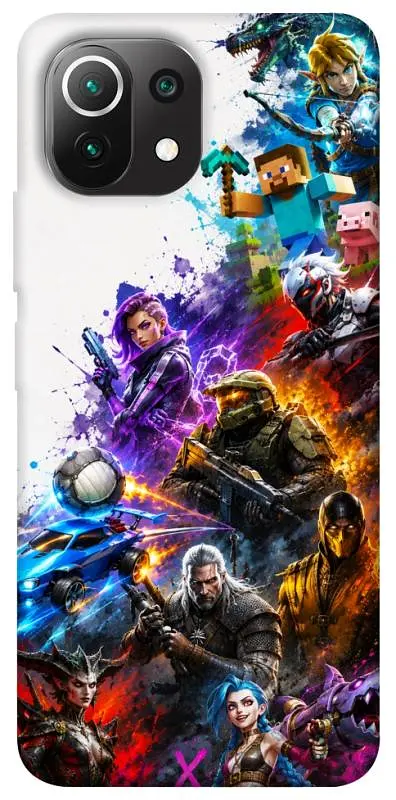 TPU чехол Demsky Gameverse для Xiaomi Mi 11 Lite