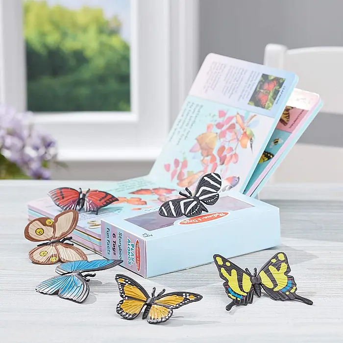 М'яка книга Melissa & Doug з ігровими фігурками метеликів (MD31281) - фото 4