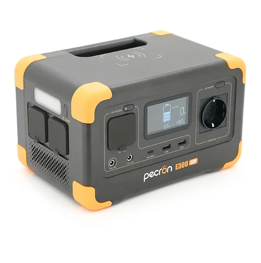 Портативна зарядна станція Pecron E-300-LFP 600 W 288Wh LiFePO4, LCD, APP Control - фото 2