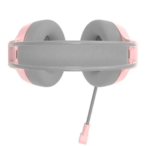 Ігрова гарнітура XTRIKE ME GH-515USB + 3.5 мм 7 режимів RGB кабель 2 м рожева (GH-515P) - фото 2