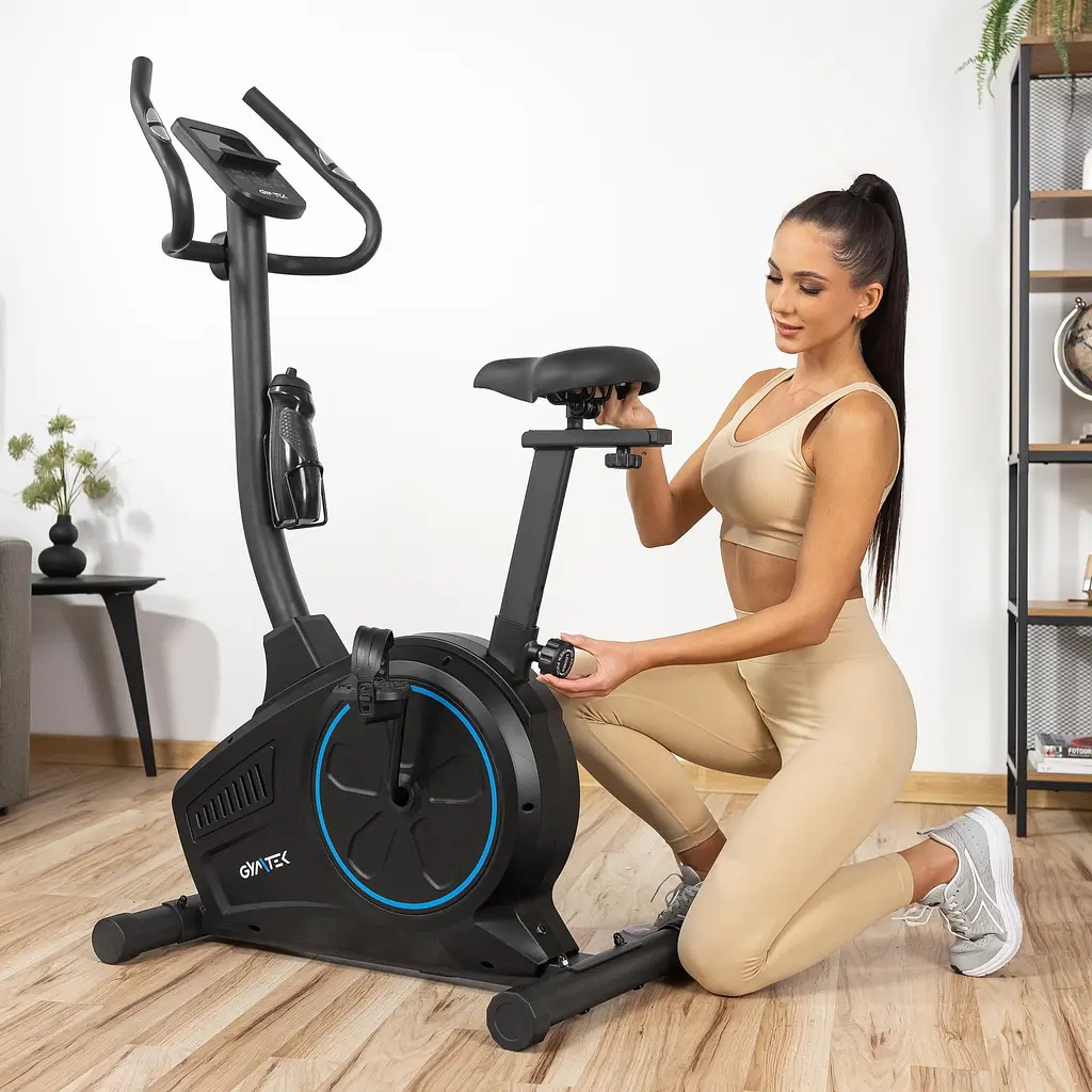 Велотренажер Gymtek XB2000 електромагнітний синій - фото 6