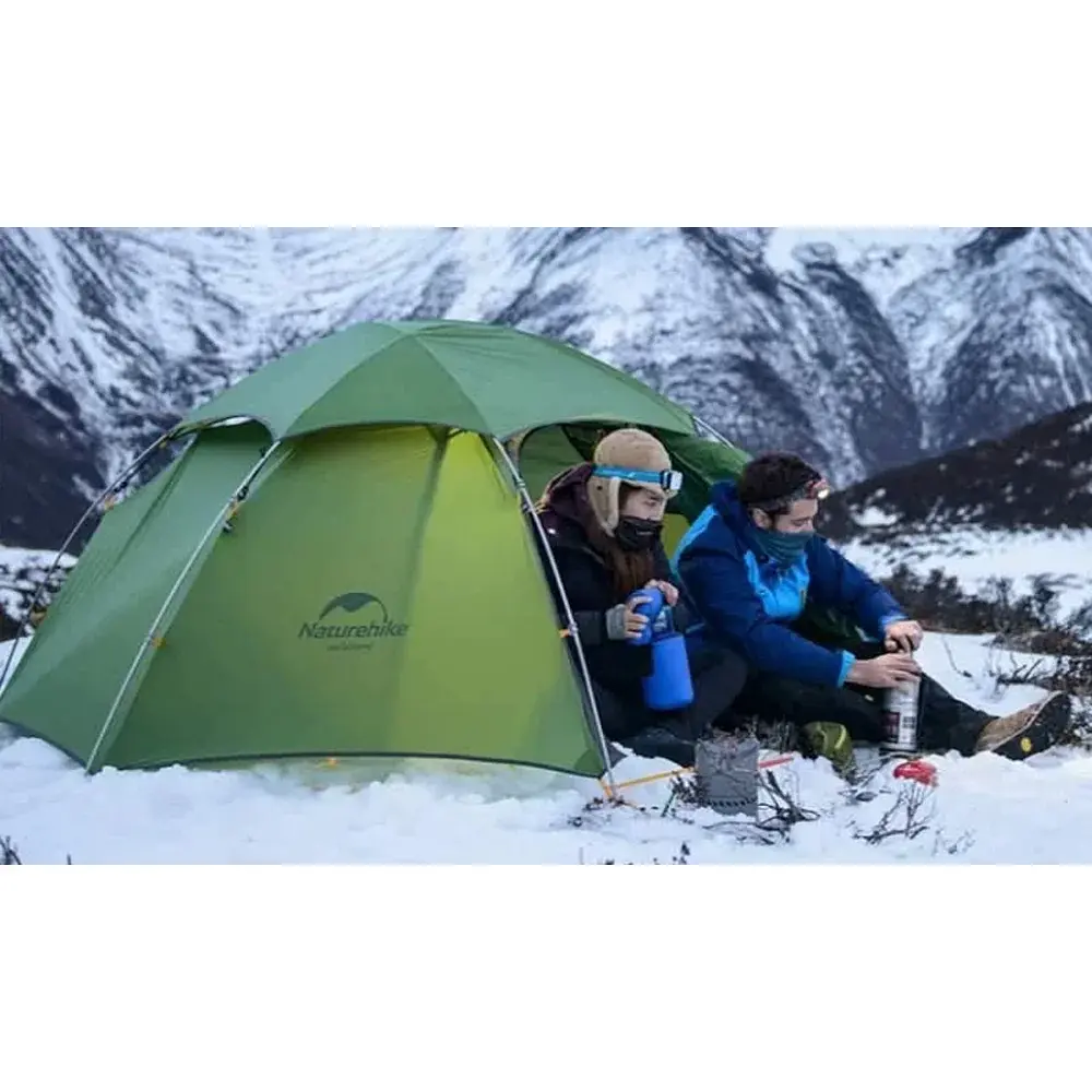 Намет Naturehike Cloud Peak 2 NH17K240-Y 2 20D Dark green - фото 3