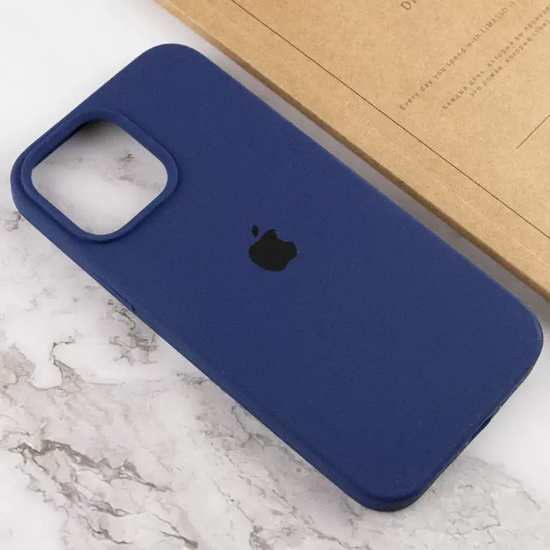 Чохол Silicone Case для Apple iPhone 14 (Deep Navy) AA [72536] - фото 3