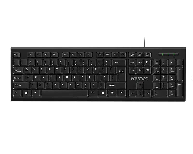 Набор комбо 2-в-1 клавиатура мышь MeeTion MT-C100 Keyboard and Mouse USB Corded RU/EN раскладки - фото 3