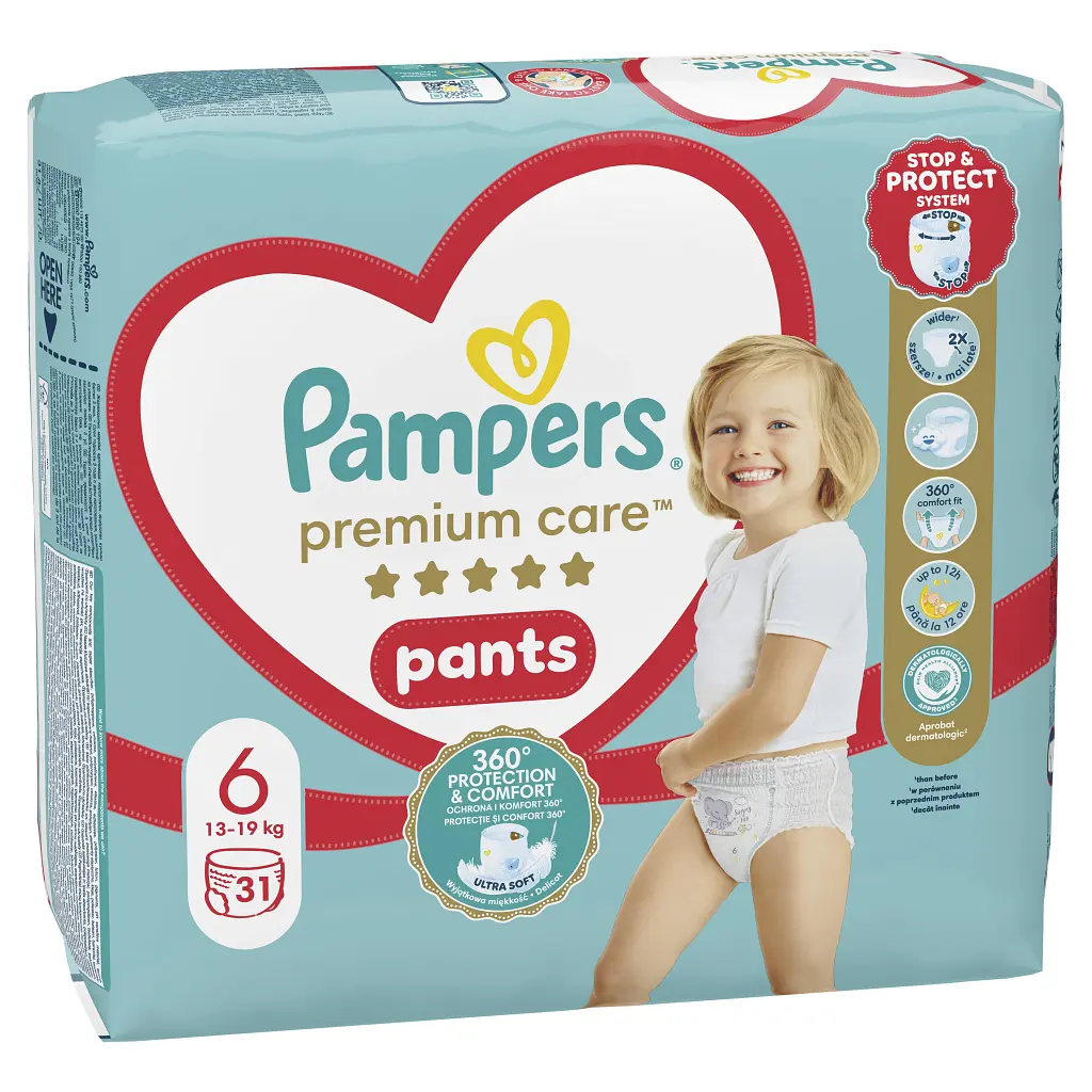 Підгузки Pampers Premium Care Pants Extra Large (15+ кг), 31 шт. (8001090759917) - фото 2