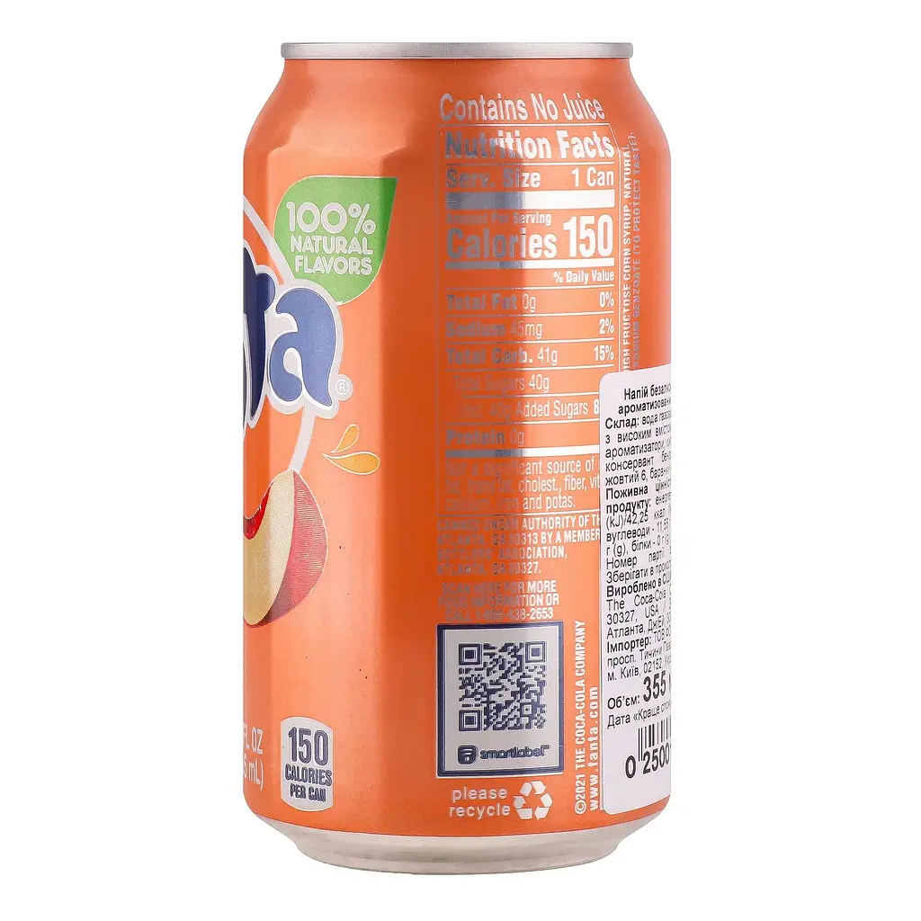 Напиток Fanta Peach 355 мл - фото 3