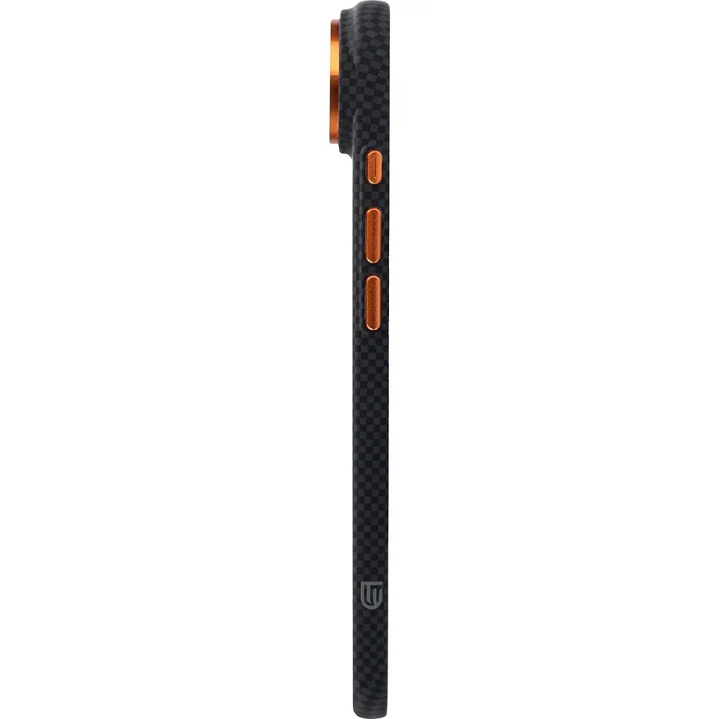 Чохол ArmorStandart LikeCarbon2 SE MagCase для Apple iPhone Air Kevlar Black Orange (ARM89166) [156296] - фото 6