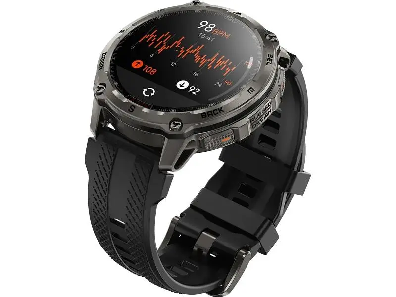Смарт-годинник KOSPET Tank T4 Black - фото 2