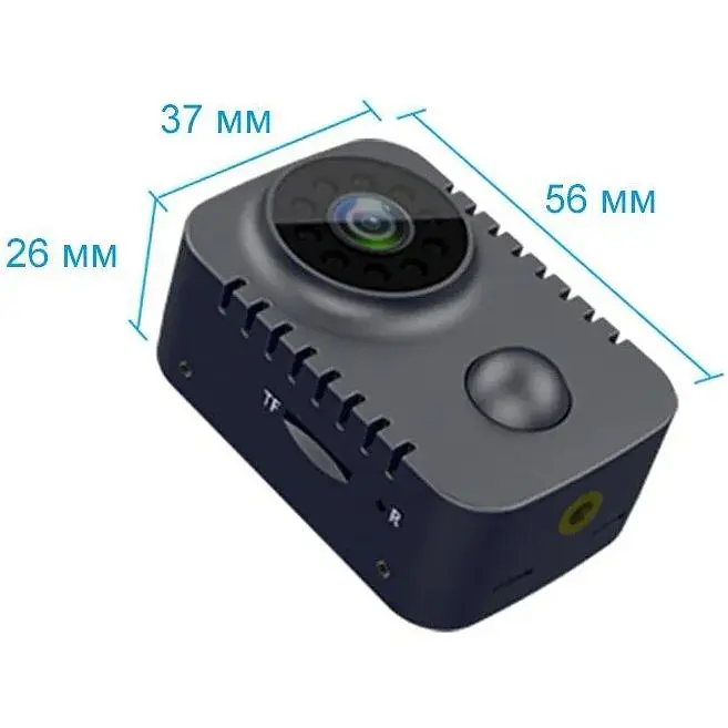 Міні камера Nectronix MD29 з датчиком руху, нічним баченням та записом на карту пам'яті FullHD 1080P, до 90 днів роботи (100753) - фото 4