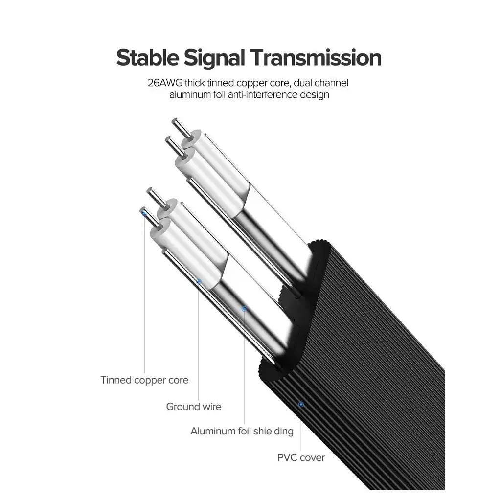 Кабель для передачі даних SATA 3 Data Cable 0.5m 90° corner US217 Black Ugreen (30797) - фото 6