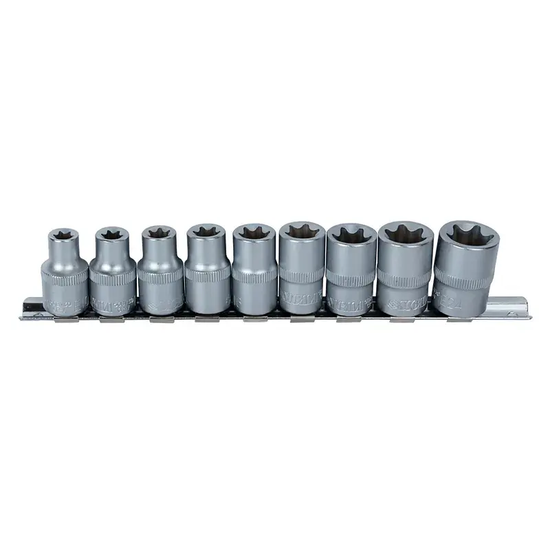 Набір насадок Torx 1/2" 9 шт на планці CrV SIGMA (6086961)