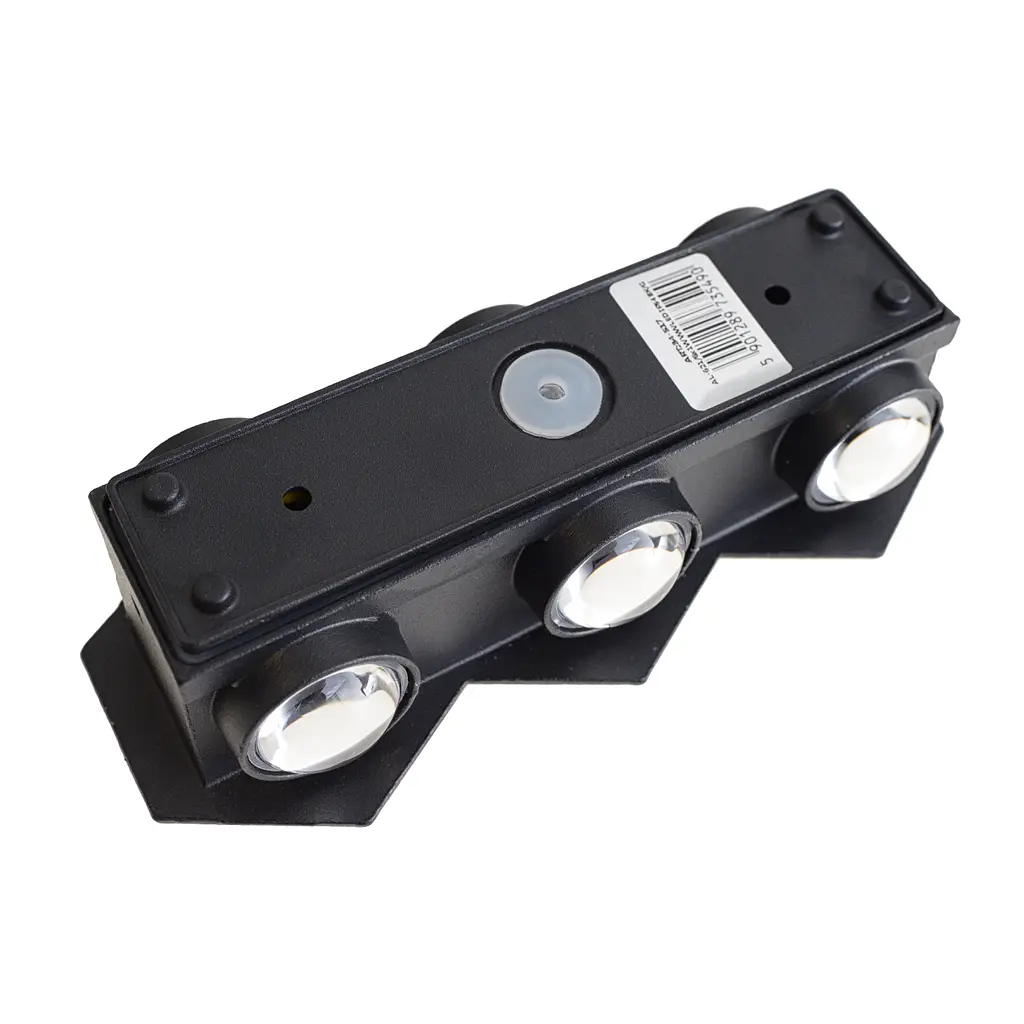 Підсвітка Brille фасадна LED 6W WW IP54 BK/G (AL-621/6) - фото 2