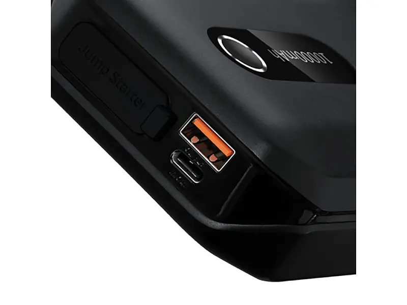 Автономний пусковий пристрій (бустер) BASEUS Super Energy AirCar Jump Starter 10000mAh Black (CGNL020101) - фото 5