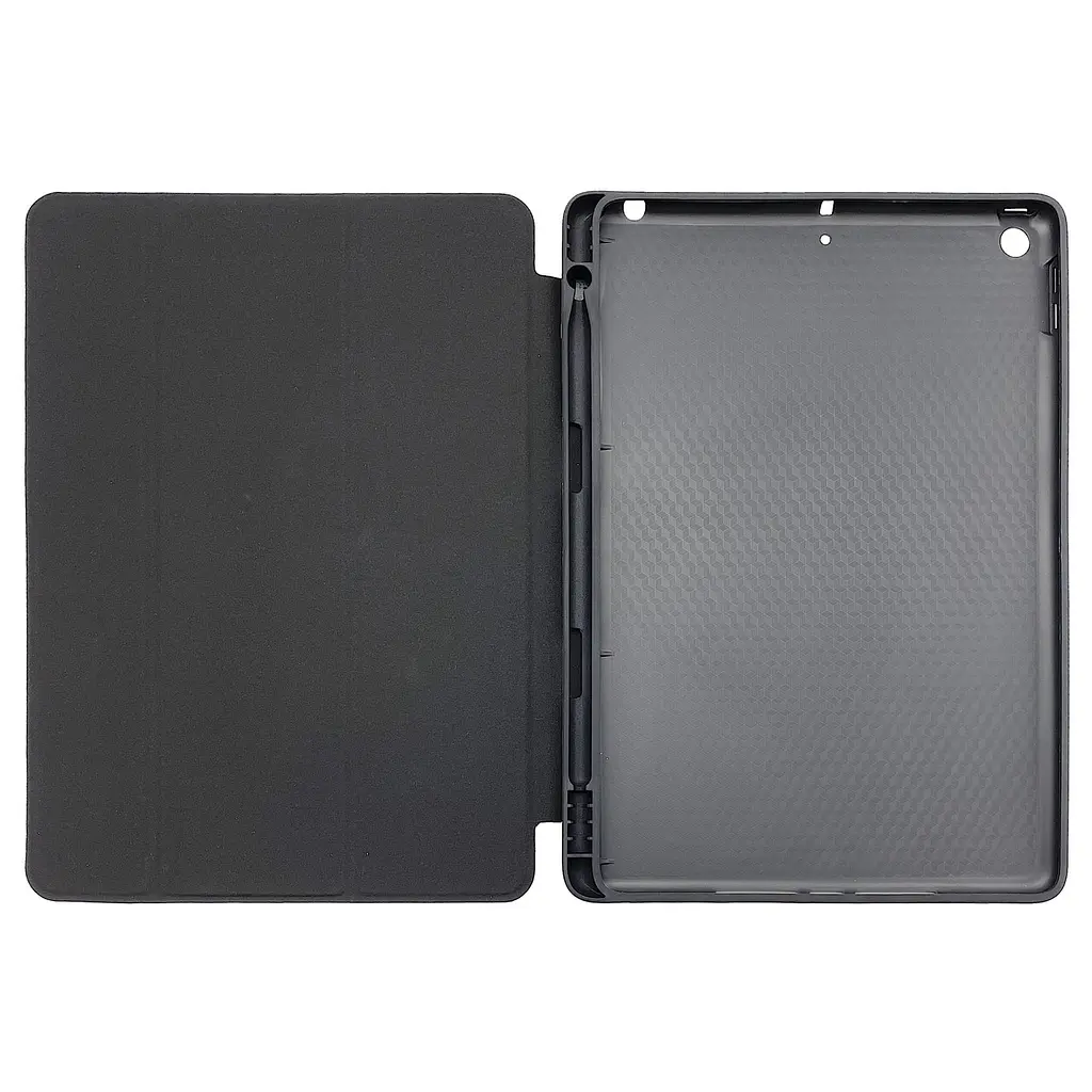 Чехол-книжка DK для Apple iPad 10.2" 7gen 2019 экокожа/силикон Smart Case cлот cтилус (011189) black - фото 8