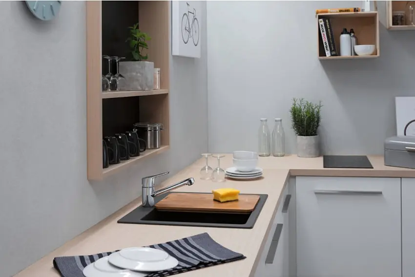 Кухонная мойка Hansgrohe S510-F450 560x510 Stonegrey 43312290, Серый - фото 2