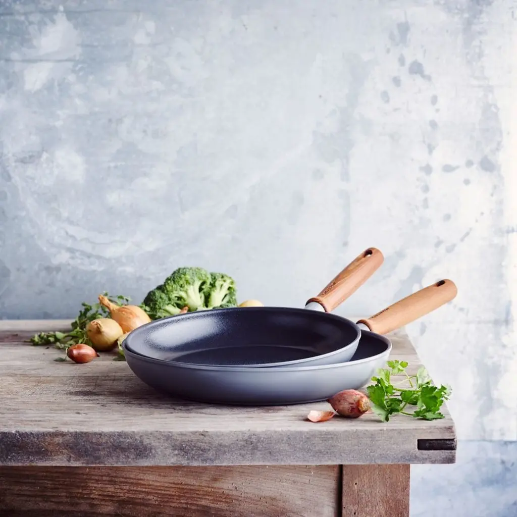 Набір сковорідок GreenPan Mayflower Pro 20 см 24 см 2 шт. + лопатка з прорізами (CC005408-001) - фото 3