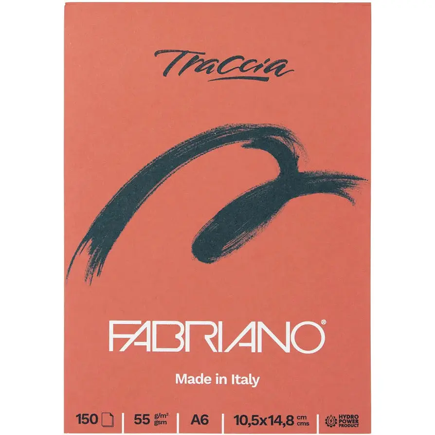 Блок бумаги для графики и каллиграфии Fabriano Traccia 55 г/м2 150 листов - фото 5