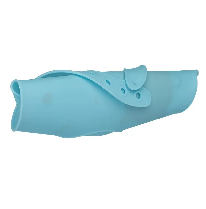 Нагрудник Bebe Confort Soft Silicone Bib Domino, м'який, блакитний (3220660315840) - фото 2