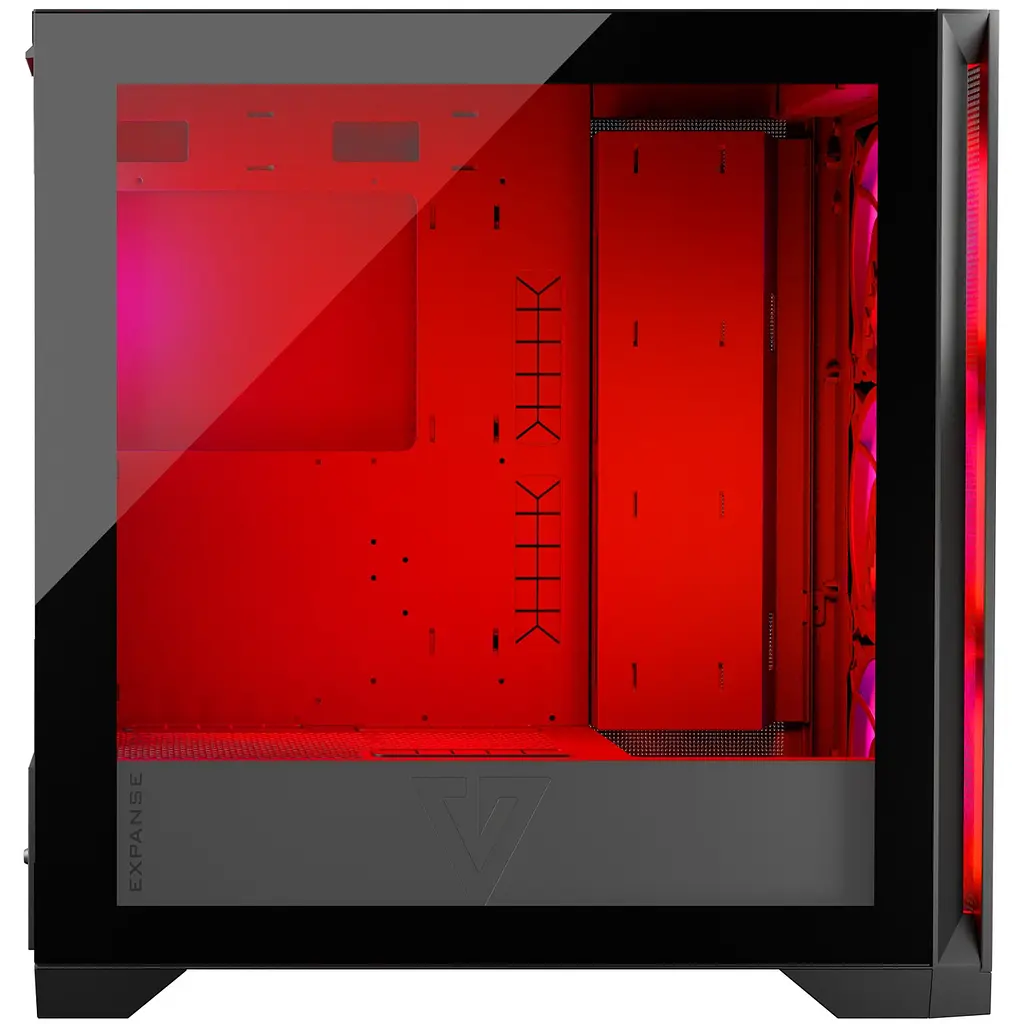 Корпус Modecom VOLCANO EXPANSE S ARGB 4x140mm fans MIDI USB 3.0x2+TYPE-C ЧОРНІЙ без Блок живлення ATX - фото 4