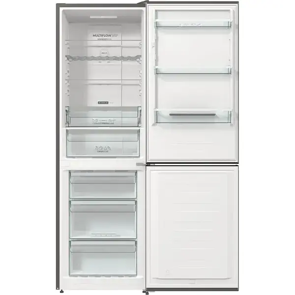 Холодильник Gorenje з нижн. мороз. камерою 185х60х60 см 2 двері,203(99) л А++ Total NF зовн. диспл нерж - фото 8