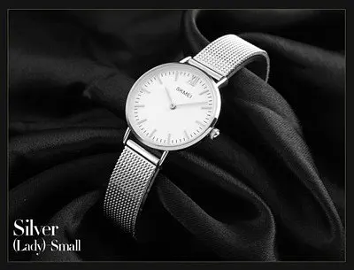 Жіночий ультратонкий годинник Skmei 1185 (Сріблястий) - фото 5