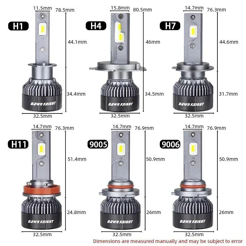 Автолампи DAWN KNIGHT K9C Pro 9012 (HIR2) 6000K 65W з обманкою (Canbus), комплект 2 шт - фото 4