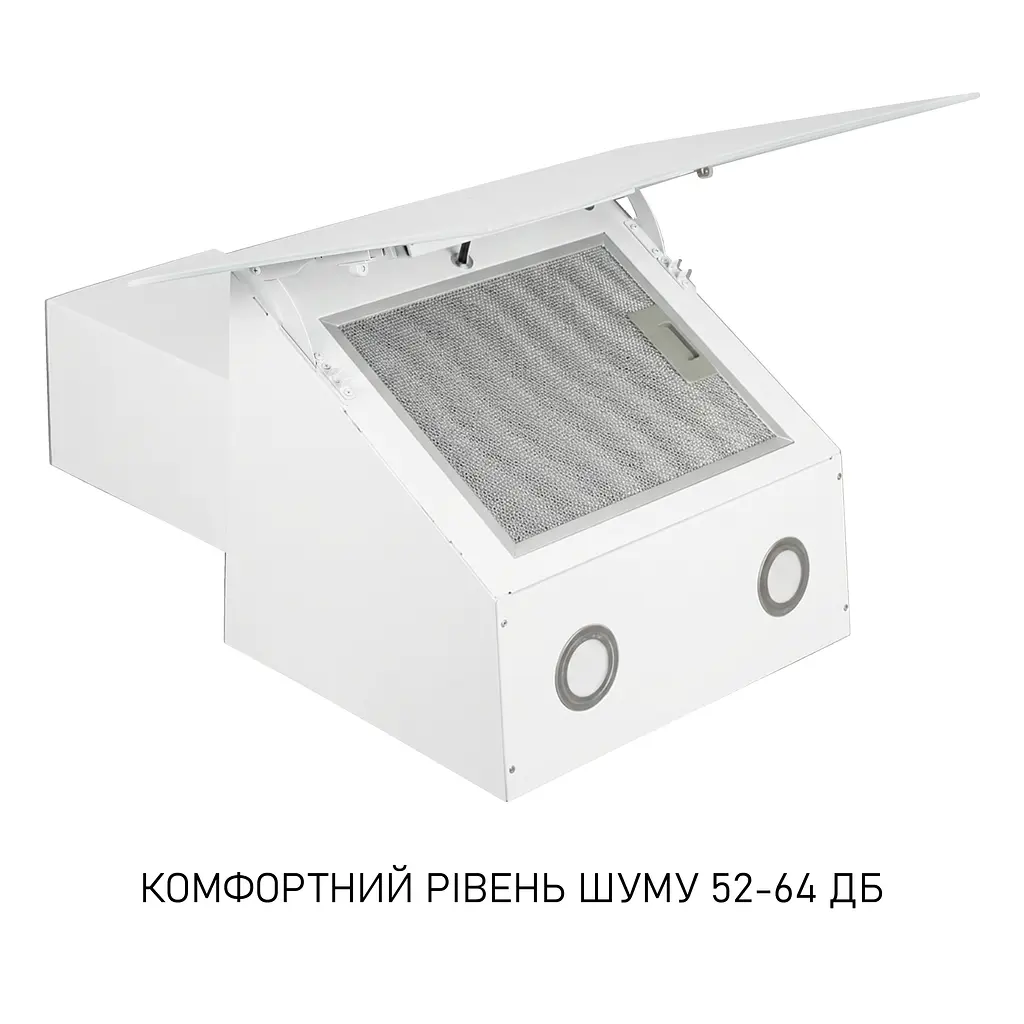 Витяжка декоративна похила Minola HVS 6812 WH 1200 LED - фото 6