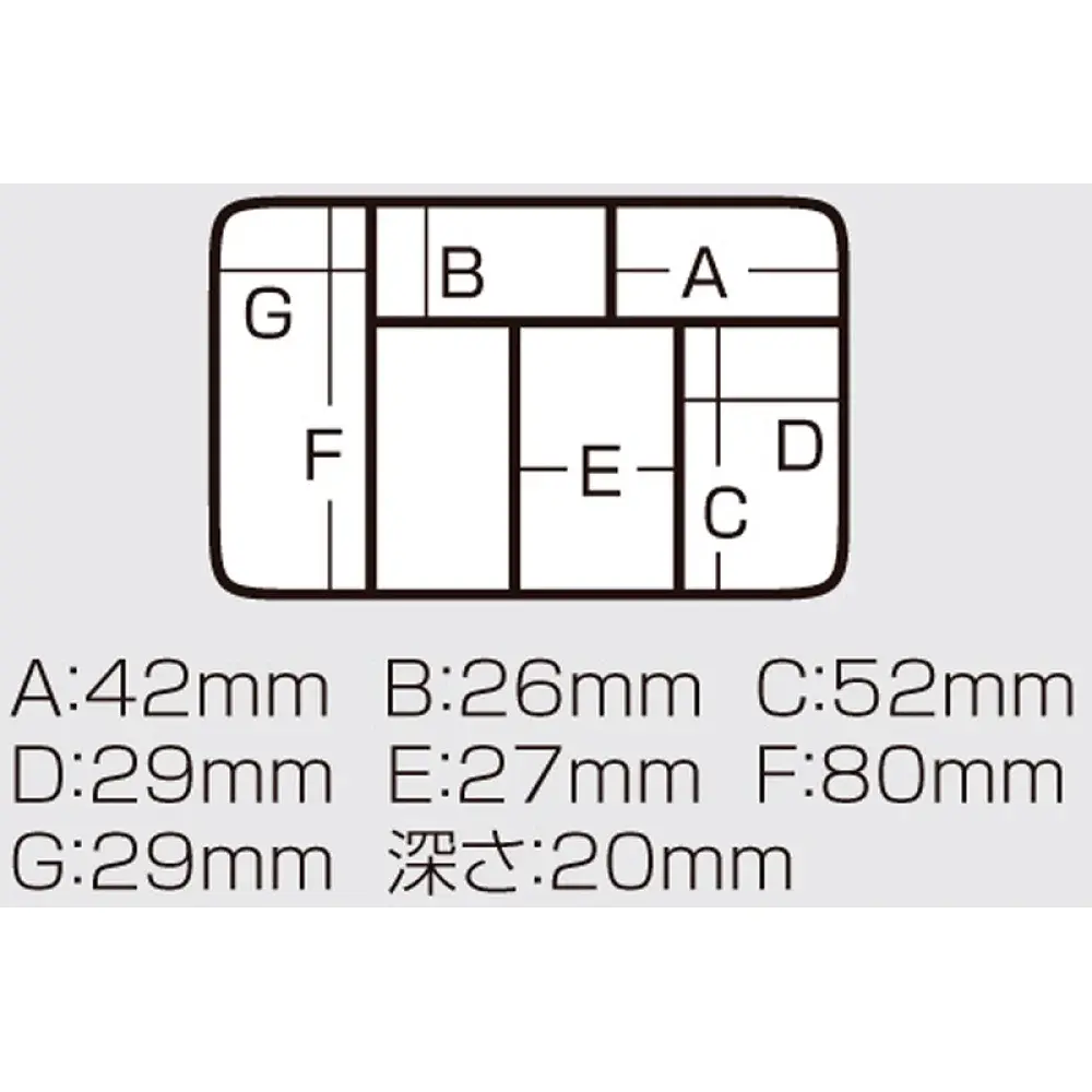 Коробка Meiho Mini Case 120x92x25mm Clear - фото 3