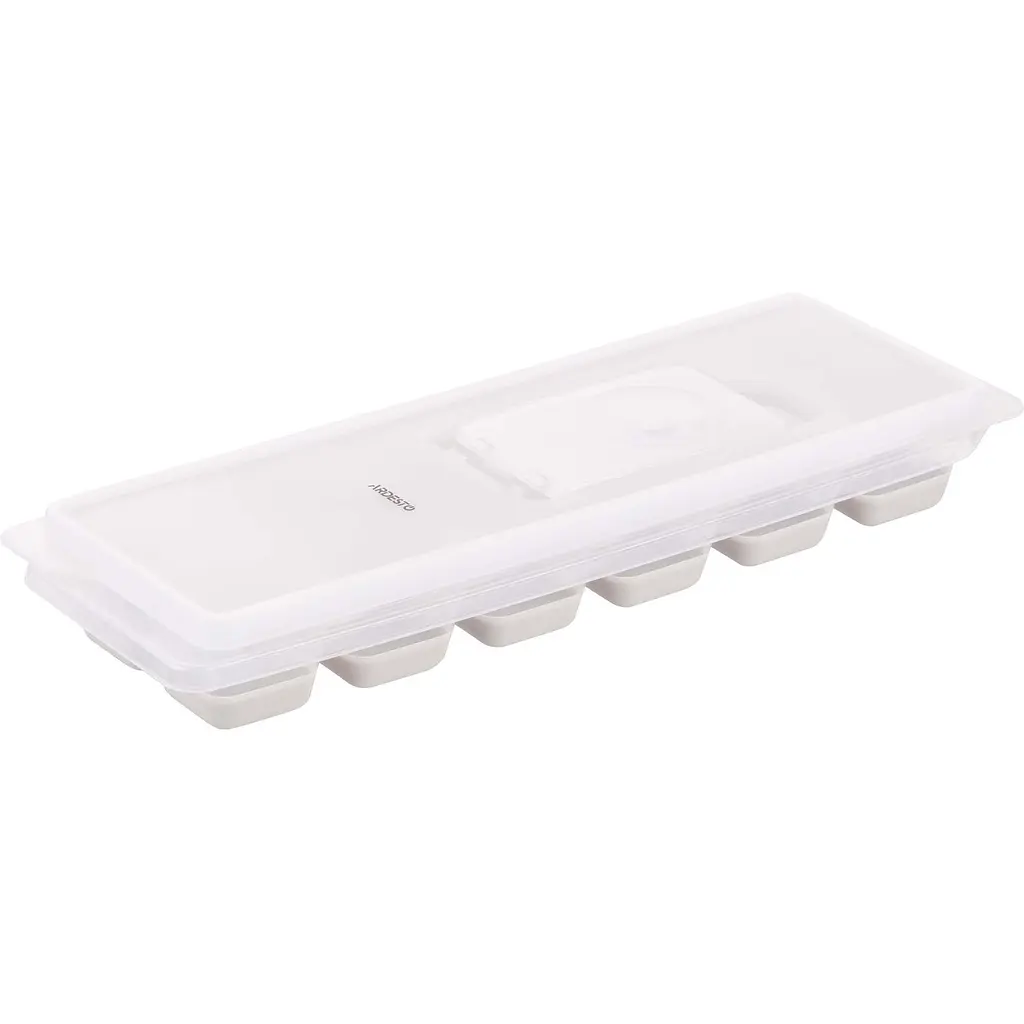Форма для льда Ardesto Fresh с крышкой 26х9.5х3.5 см бежевая (AR3595BE) - фото 3