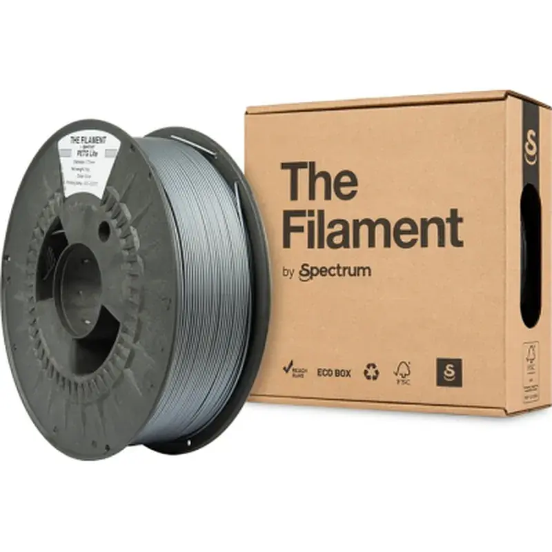 Пластик для 3D-принтера The Filament PETG Lite 1.75mm SILVER 1kg (TF-24241) - фото 3