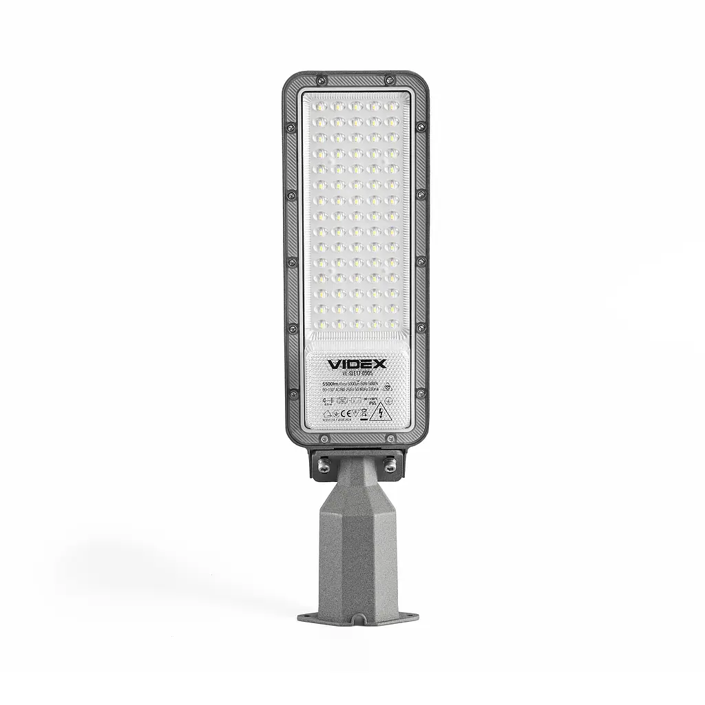 LED ліхтар вуличний VIDEX IP65 SLE17 50W 5500Lm 5000K 220V VIDEX (27956-000) - фото 3