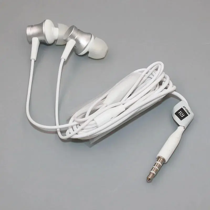 Наушники с микрофоном Xiaomi Piston Fresh Bloom Matte Silver - фото 3