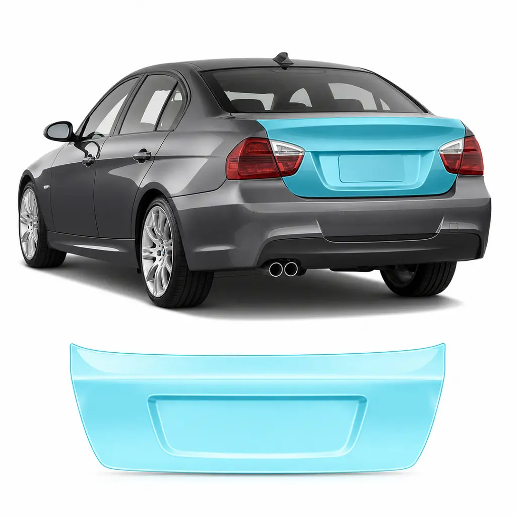 Антигравійна захисна бронеплівка за лекалами для BMW 3 Series E90 2005-2011 - зона кришки багажника