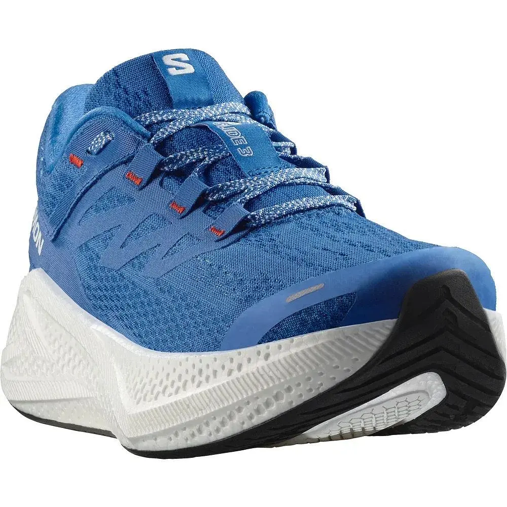 Кроссовки Salomon outdoor AERO GLIDE 3 8.5 French Blue/White/Cherry Tomato - фото 2