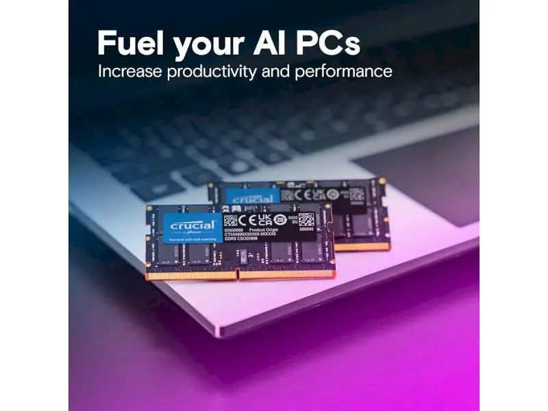 Пам'ять для ноутбуків Crucial 32 GB SO-DIMM DDR5 6400 MHz (CT32G64C52CS5) - фото 2