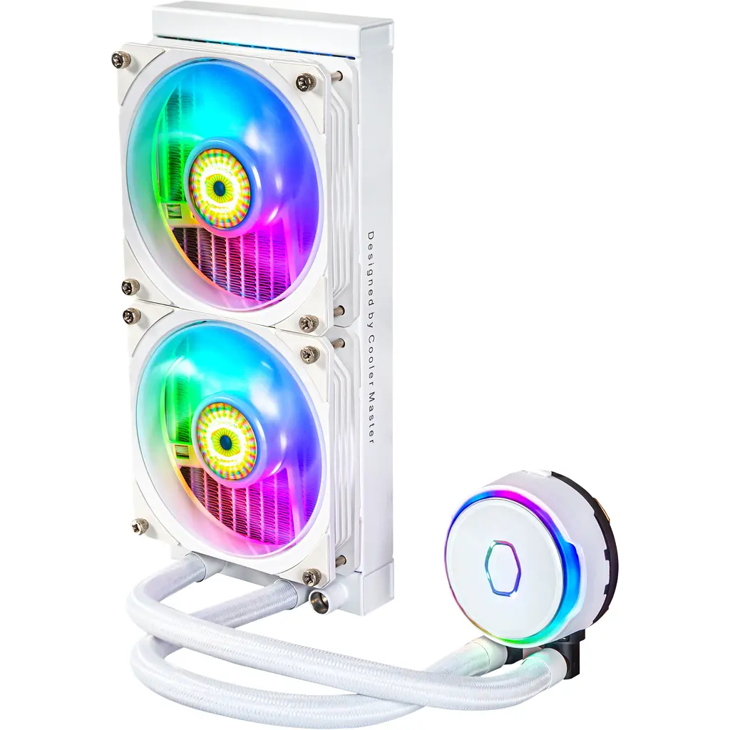 Система рідинного охолодження CoolerMaster MasterLiquid PL240 Flux White Edition (MLY-D24M-A23PZ-RW) - фото 4