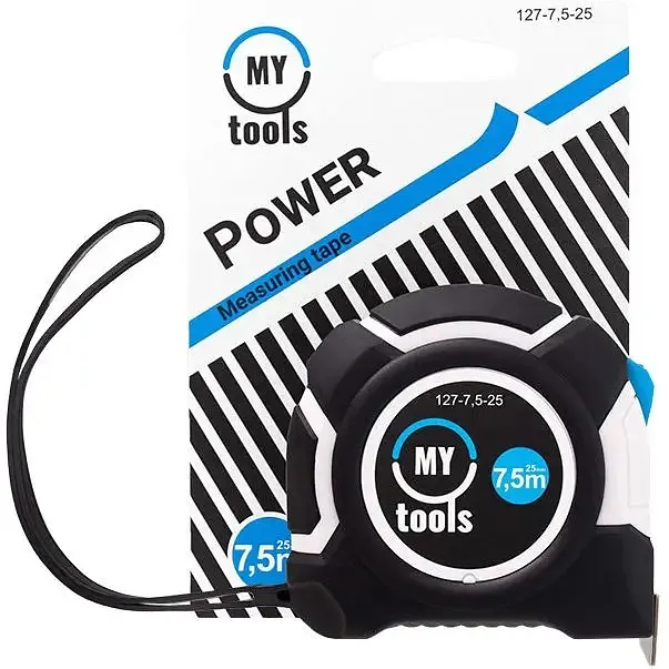 Рулетка вимірювальна My Tools Power 7.5 м (127-7,5-25) - фото 6