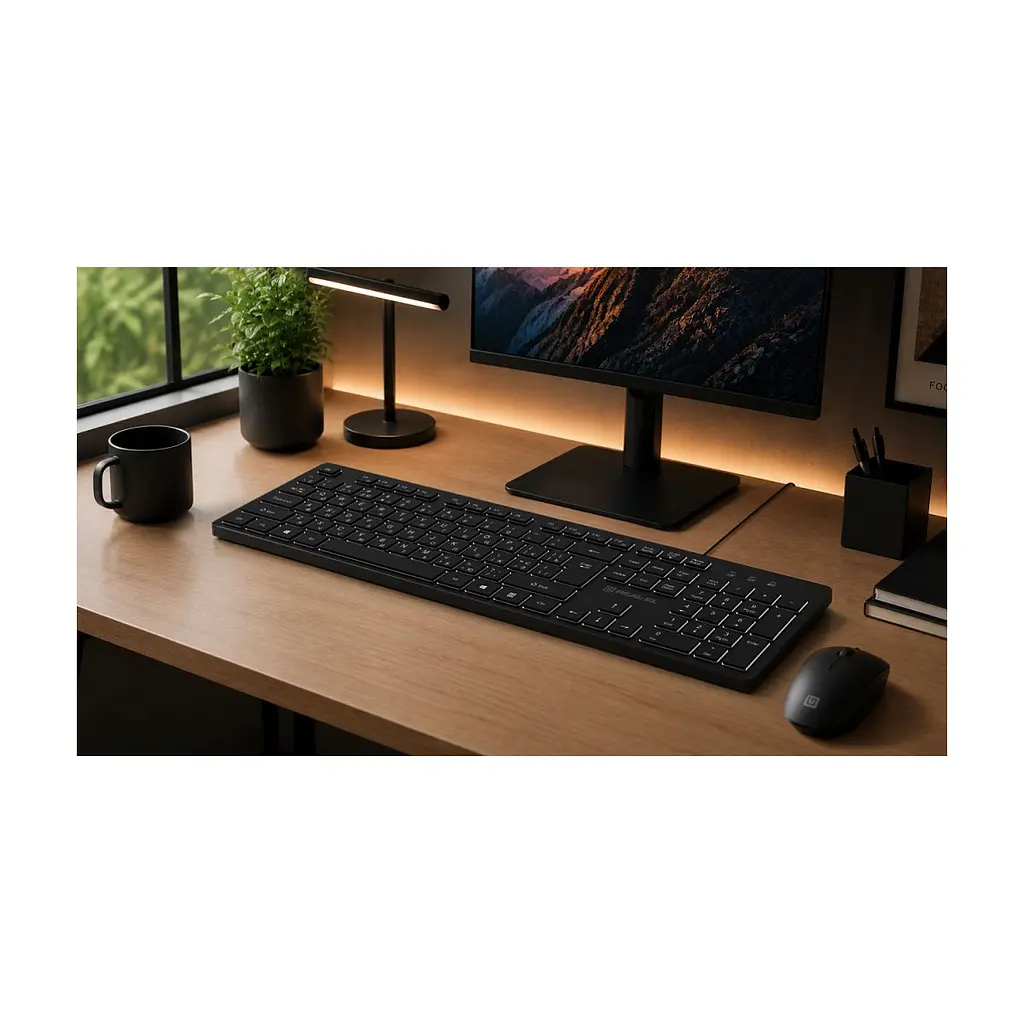Клавіатура REAL-EL RK-7050 USB Black (EL123100054) - фото 8