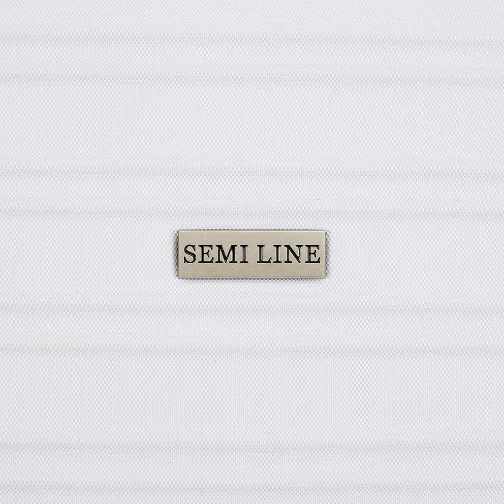 Валіза Semi Line 20 дюймів (S) T5952-1, ABS, 4 колеса, ручна поклажа, білий - фото 7