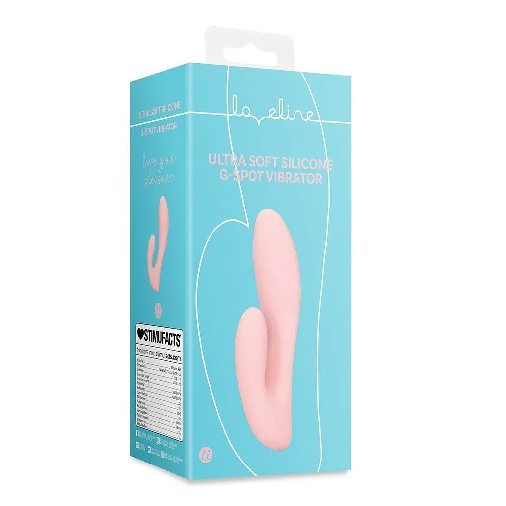 Вібратор Loveline Ultra Soft Silicone G-Spot, 13.5 см (рожевий) - фото 11