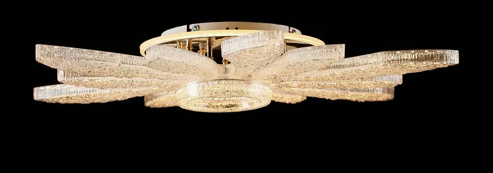 Світлодіодна люстра Splendid Ray LV/6+1 LED (GD), золото, білий, 100 Вт, від 18-28 м² - фото 4