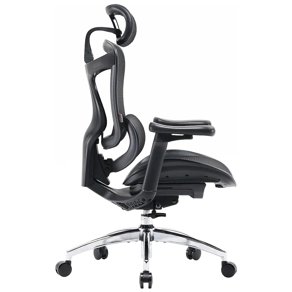 Офісне крісло Sihoo DORO C300L сітка, чорне (DORO-C300L-A3-101) - фото 5