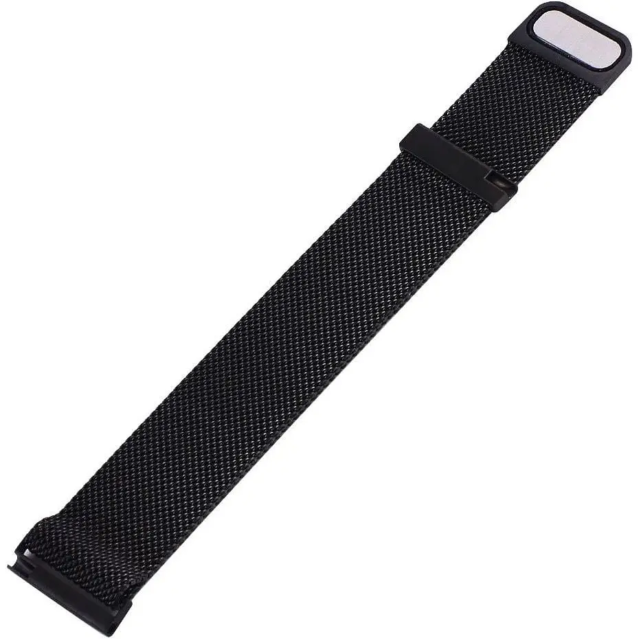 Ремінець BeCover Milanese Style для Xiaomi iMi KW66 (22 mm)/Mi Watch Color/Haylou LS01/Watch S1 Active Black (707743) - фото 3